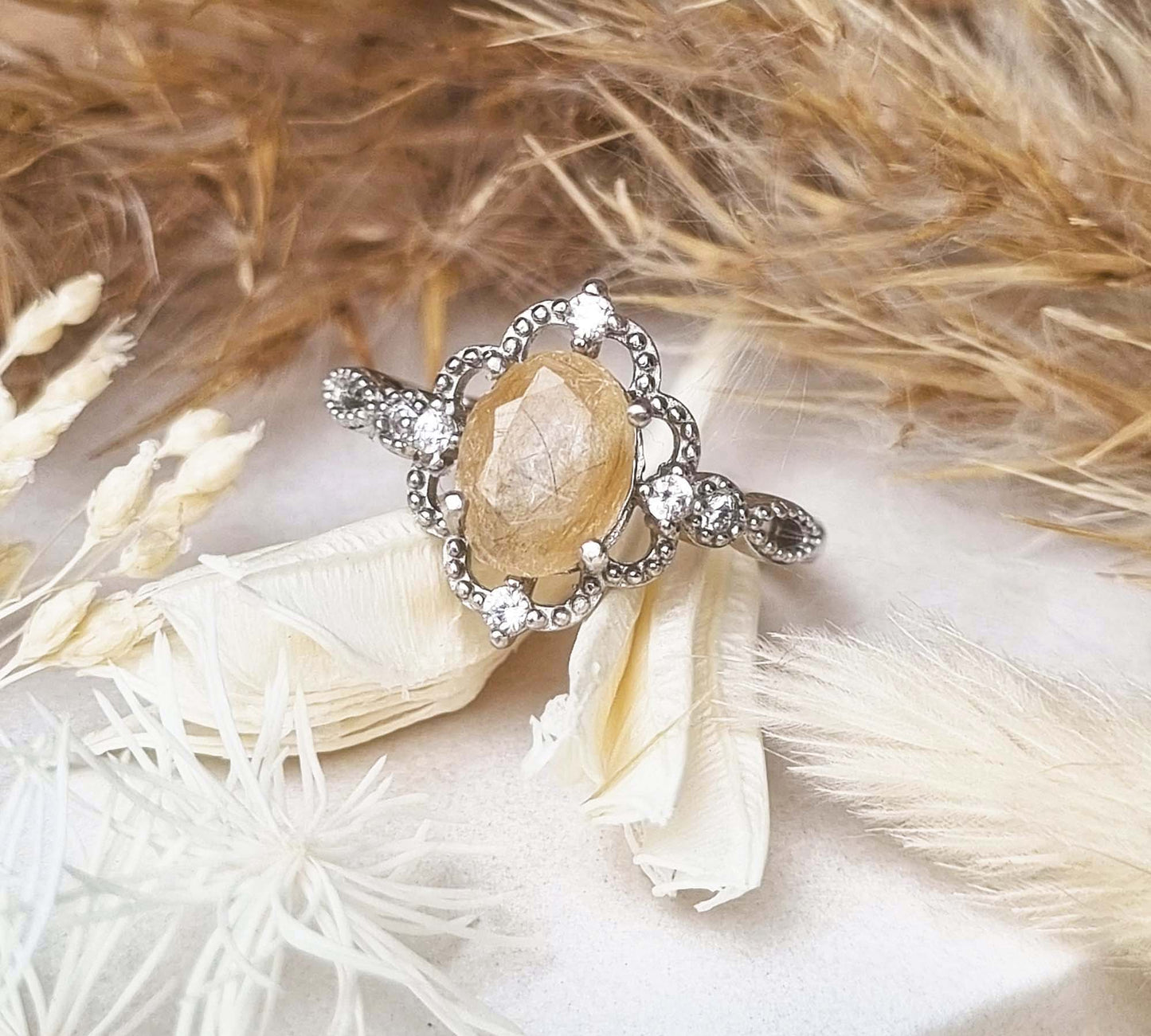 Tierfell Ring Sophia