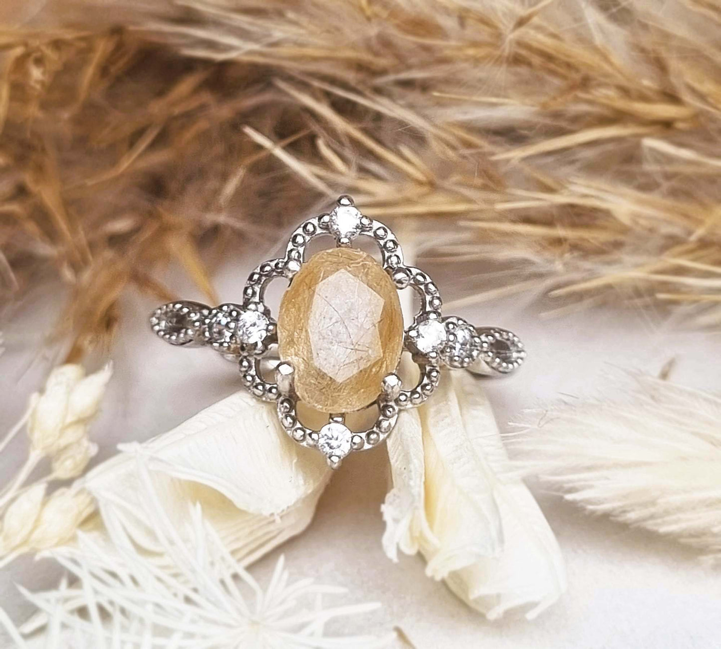 Tierfell Ring Sophia