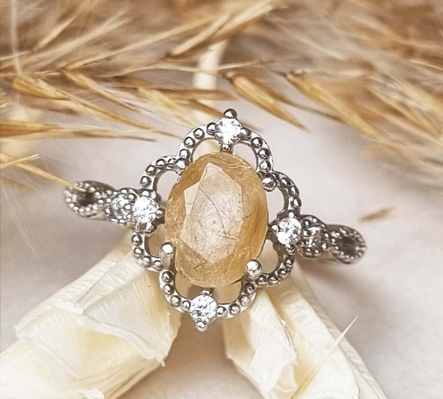Tierfell Ring Sophia