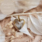 Tierfellanhänger "Endless Love" - Edelstahl goldfarben