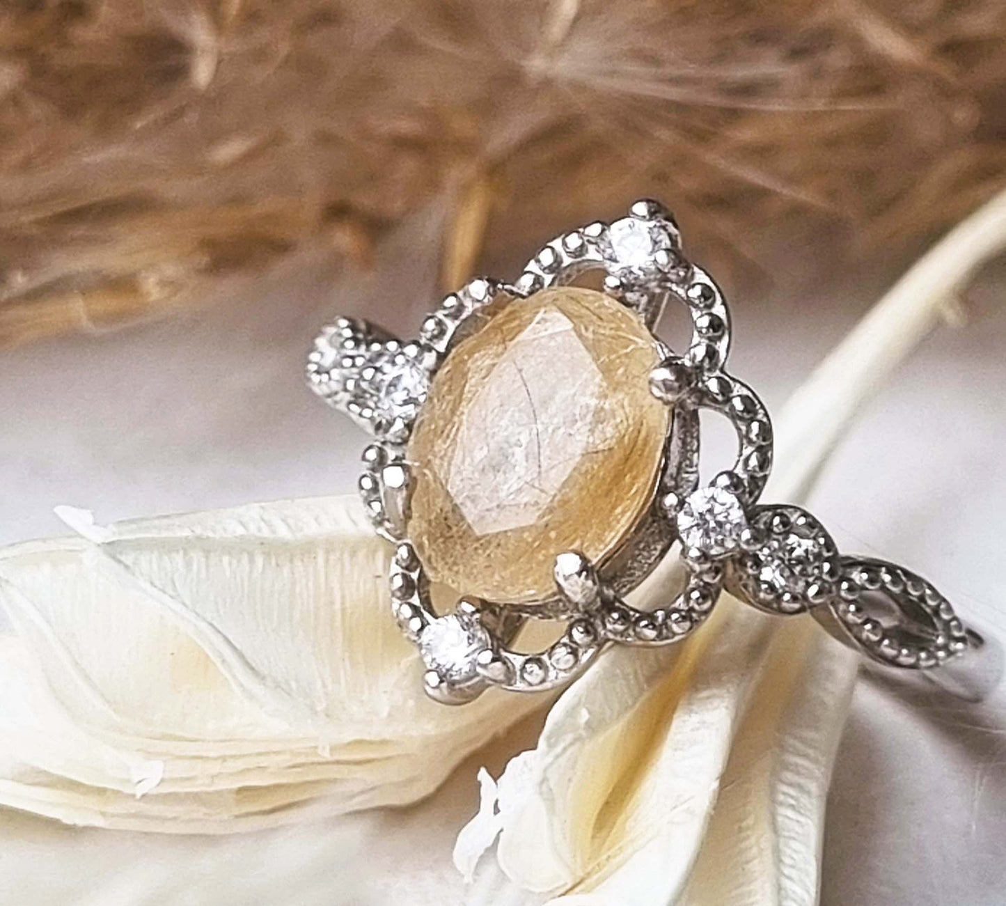 Tierfell Ring Sophia