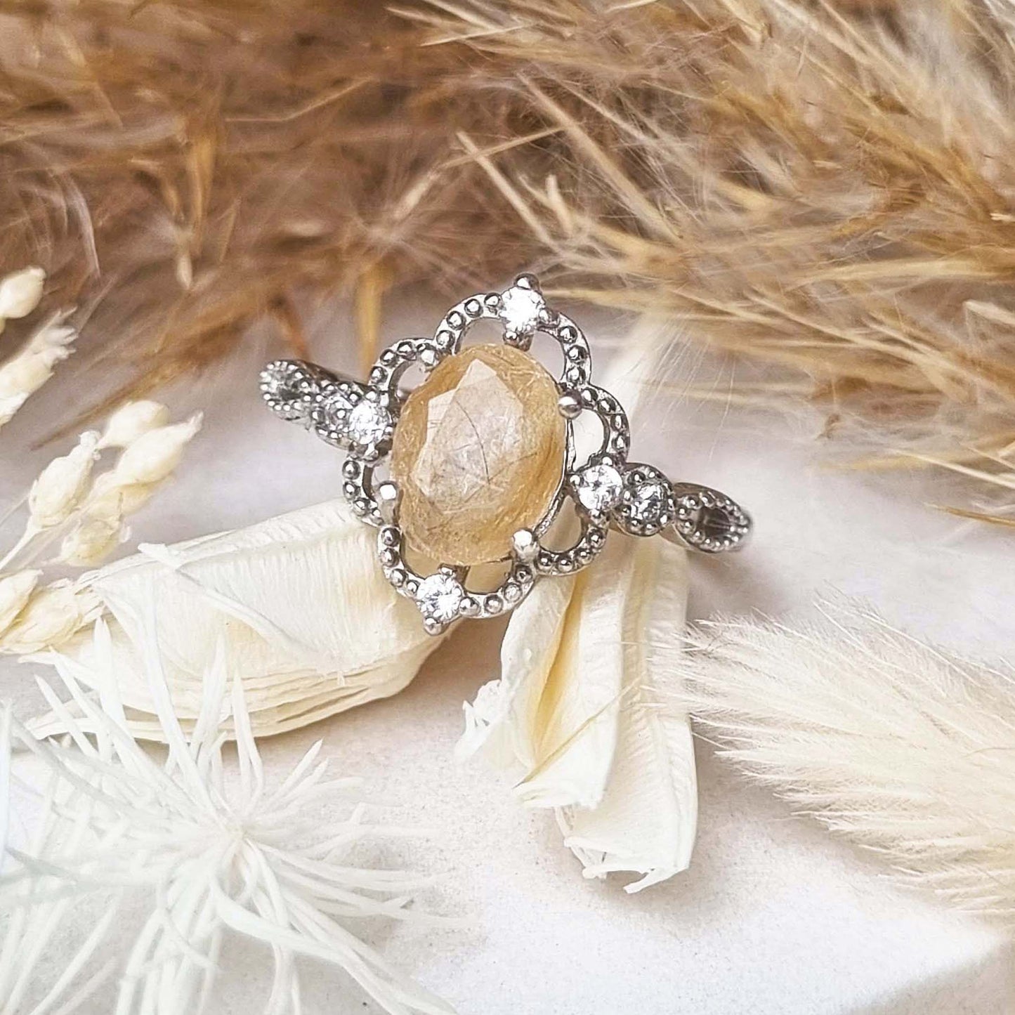 Tierfell Ring Sophia